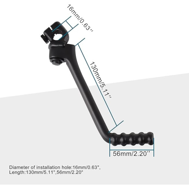 Важель стартера мотоцикла GOOFIT A09-KS-Чорний (4013)