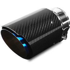 Вихлопна труба Krtopo AT353 з нержавіючої сталі, блакитний смажений (4134)