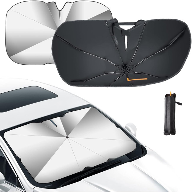 Защита от ультрафиолета Oziral для автомобиля, карбон (4107)