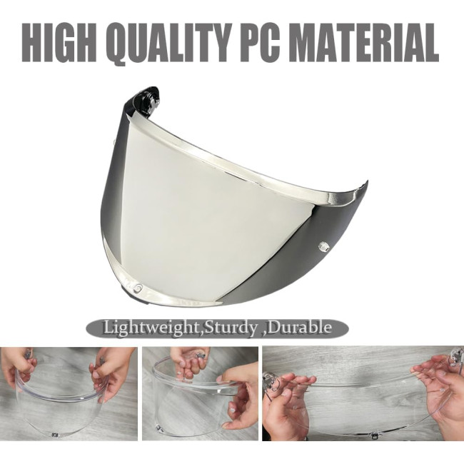 Замінний козирок для шолома BSTOP K6, срібний (4019)