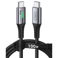 Зарядный кабель INIU DI-D5CC, USB C, черный (3073)