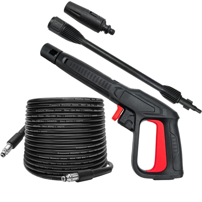 Змінний розпилювач Bear Force sb100 для мийки високого тиску з струменевим шлангом та шлангом 10 м, сумісний з Bosch, AR Blue Clean, Black & Decker (2023)