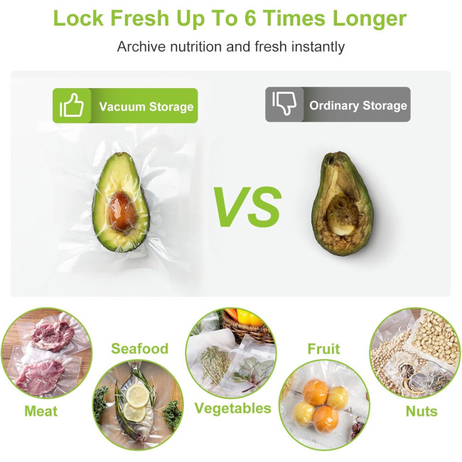 Bonsenkitchen Вакуумні рулони VB3217, 20 / 25 / 28 x 300 см, 3 рулони, прозорі (5008)