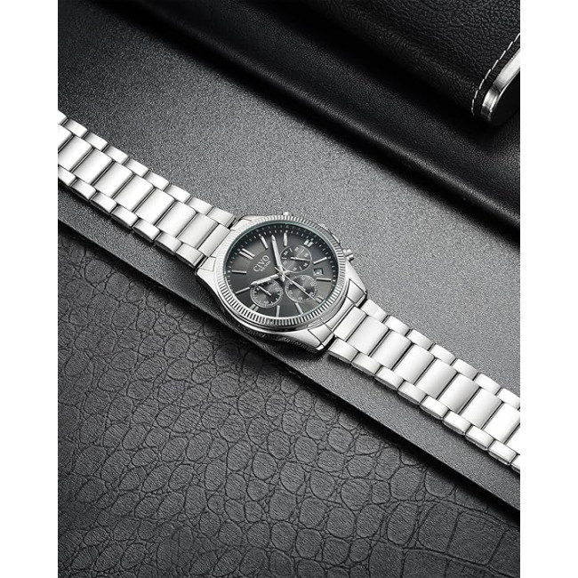 Чоловічі годинники CIVO 8351C з нержавіючої сталі, чорний (4082)