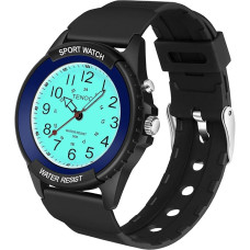 Чоловічий аналоговий кварцовий годинник TENOCK SEND-6018, темно-синій (4185)