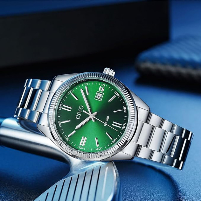 Чоловічий годинник CIVO 8348 з нержавіючої сталі, аналоговий, водонепроникний, кварцовий (3126)