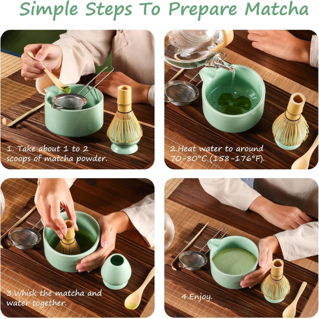 DiDiBirDi Великий набір вінчиків для матча DD-BK4PCS-EU, 5 предметів, зелений (4196)