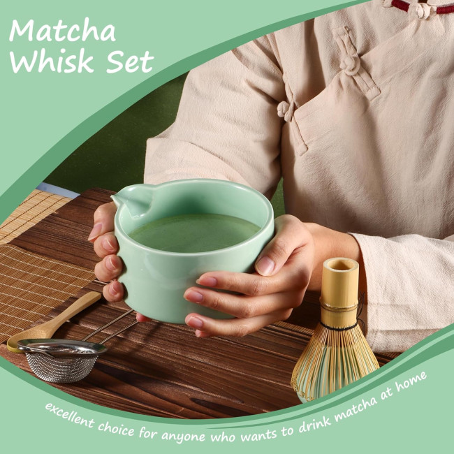 DiDiBirDi Великий набір вінчиків для матча DD-BK4PCS-EU, 5 предметів, зелений (4196)