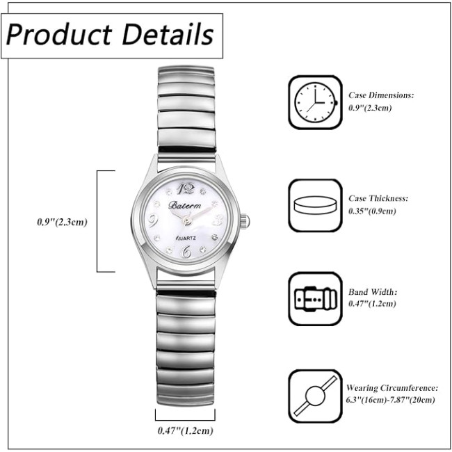 JewelryWe аналоговий кварцовий наручний годинник JW399P0019, твердий браслет з нержавіючої сталі. срібний (5104)