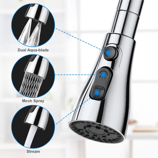 Кран для кухонної раковини FM22 M24 OSDUE P-YCSLT20220517-FBA з 3 режимами (2151)