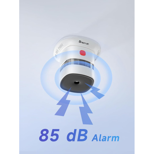 Міні-детектор диму HEIMAN HS1SA, незалежний фотоелектричний датчик детектора диму (0068)