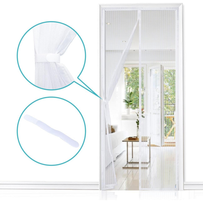 Москітна сітка Apalus BF003 для дверей 95 x 200 см, біла (4041)