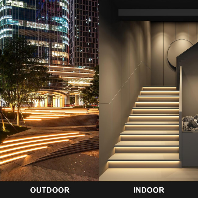 Неонова вулична світлодіодна стрічка KSIBNW 7-D284-UK-4000K-2m, білий (4074)