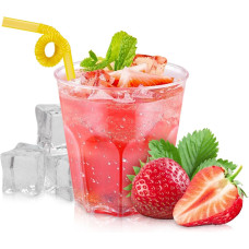 Пластикові склянки Hejo 7 шт., прозорі пластикові стаканчики, коктейльні склянки об'ємом 170 мл, для вечірок, пікніка (2067)