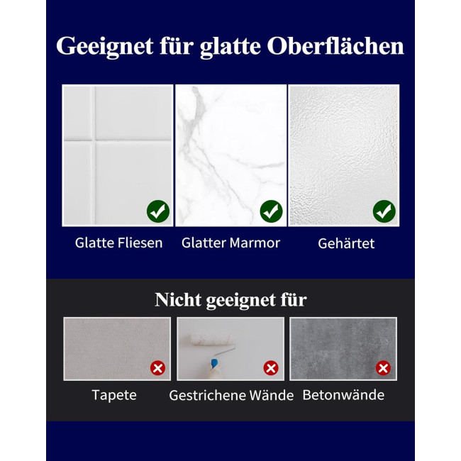Полиця для душу Kitsure 4027BL,  упаковка з 2 нержавіючих органайзерів для ванної кімнати (2087)