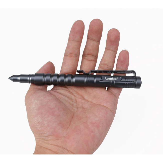 Remize Тактическая шариковая ручка R8, для самообороны, черная (5091)