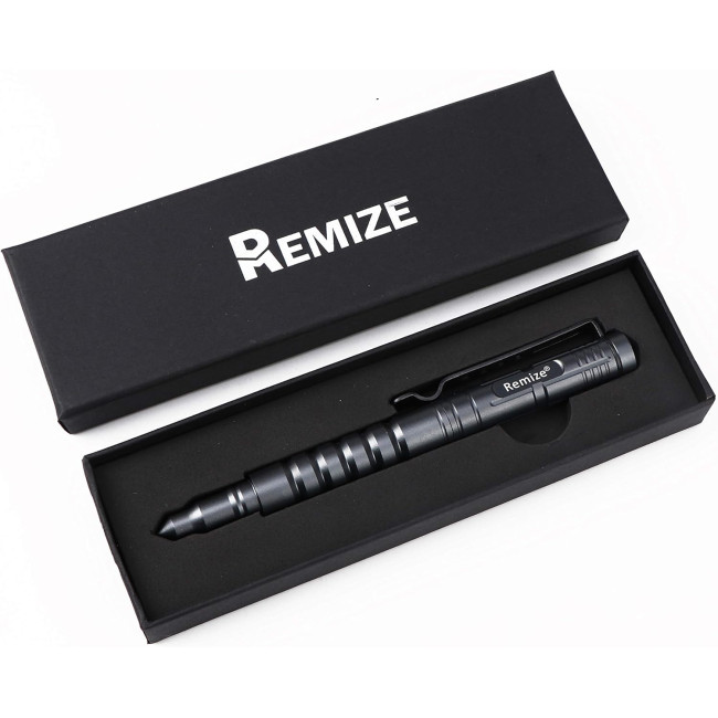 Remize Тактическая шариковая ручка R8, для самообороны, черная (5091)