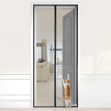 Сітка від комах HOOMEE HSD-001 LightView для балконних дверей, 110 x 210 см, чорна (4055)