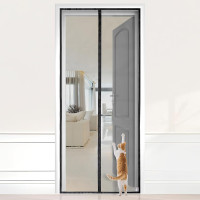 Сітка від комах HOOMEE HSD-001 LightView для балконних дверей, 110 x 220 см, чорна (4047)