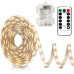 Світлодіодні стрічки CCILAND WW-102 3м на батарейках з пультом дистанційного керування, теплий білий (4109) № 
