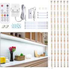 Світлодіодне освітлення під шафи WOBANE CL06-6000 3м. з регульованою яскравістю, з пультом дистанційного керування для кухні, полиці (0055)