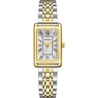 Женские часы CIVO 9299, Vintage Square из нержавеющей стали аналоговые кварцевые, серебряные (4084)