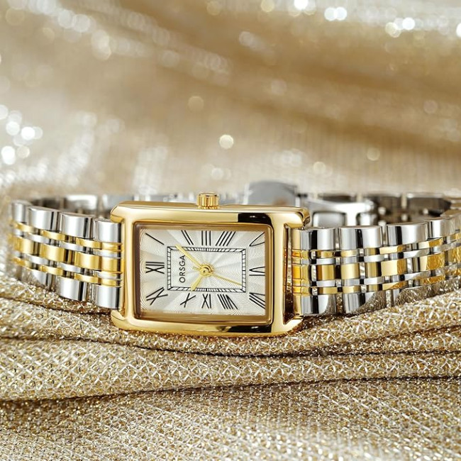 Жіночий годинник CIVO 9299, Vintage Square з нержавіючої сталі аналоговий кварцовий, срібний (4084)