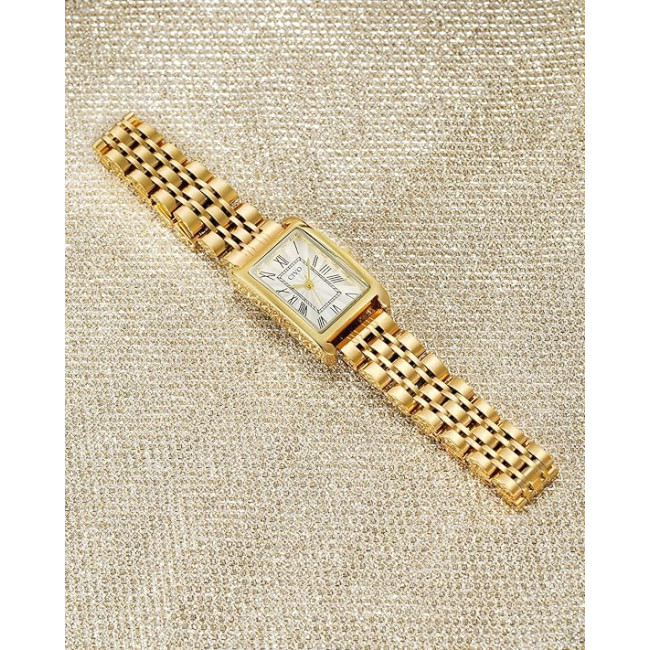 Жіночий годинник CIVO 9299, Vintage Square з нержавіючої сталі аналоговий кварцовий, золотий (4083)