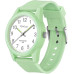 Дитячій аналоговий годинник TENOCK 6088 з м'яким ремінцем, водонепроникний 50M, зелений (4186) № 
