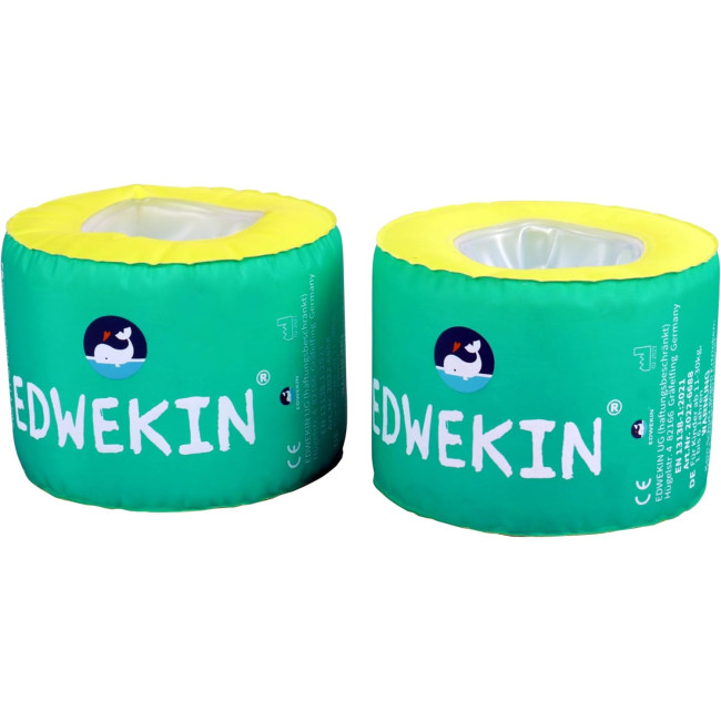 EDWEKIN Надувні крила для дітей з пінопластовою серцевиною та тканинною поверхнею, м'ятно-зелений (5160)