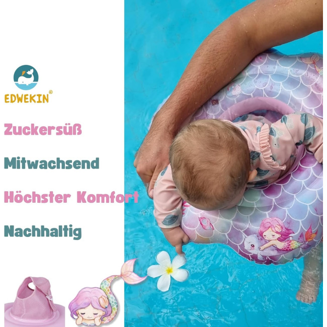 EDWEKIN Унікальне дитяче плаваюче кільце 20206899A, рожевий (5162)