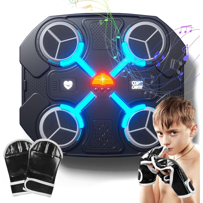 Музичний боксерський тренажер CaiDi TOYS, чорний (3132)
