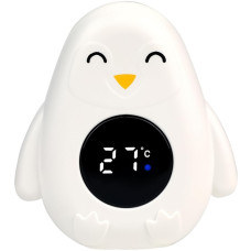 Дитячий термометр для ванної в формі пінгвіна UChef BT-03 для вимірювання температури води, Білий (0159)