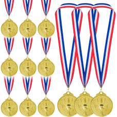 Набір з 12 медалей EBKCQ BTGS2308141, золота медаль для дітей (2192)
