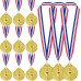 Набір з 12 медалей EBKCQ BTGS2308141, золота медаль для дітей (2192) № 