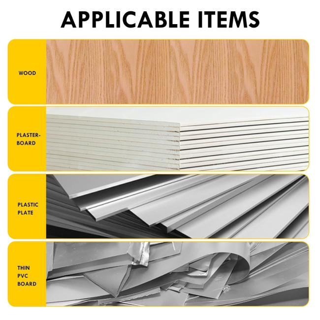 Набір коронок CCLIFE Ø19 мм - Ø152 мм, 19-предметний набір коронок, глибина різання 25 мм для дерева, чорний (0081)