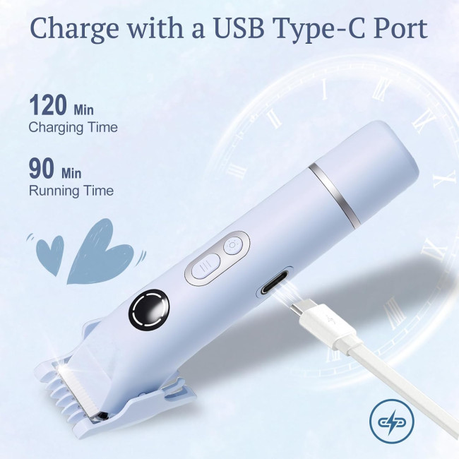 Бритва для бікіні Dermave WH- FB016-000, 4-в-1 для жінок, синій (4022)