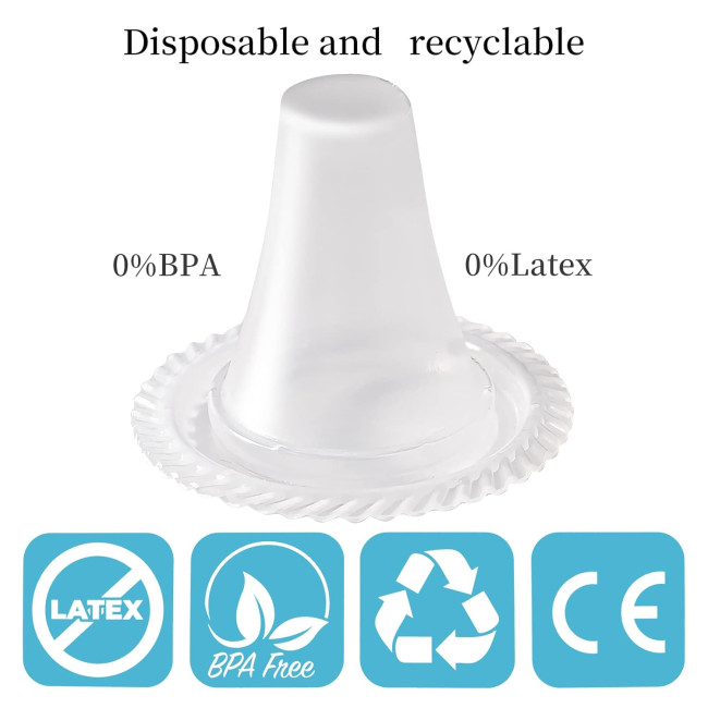 CHENGYOUDE 200X змінних чохлів для всіх моделей термометрів Braun, прозорі (5111)