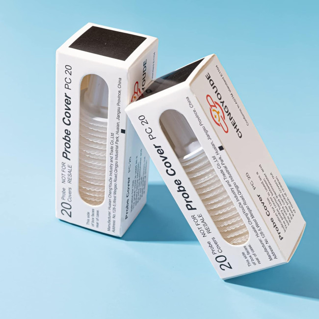 CHENGYOUDE 200X змінних чохлів для всіх моделей термометрів Braun, прозорі (5111)