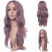 Довга хвиляста перука FESHFEN  бузковий фіолетовий, середній проділ натурального вигляду, синтетичні жіночі перуки для щоденного косплею 22 дюйми (0096) № 5