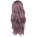 Довга хвиляста перука FESHFEN  бузковий фіолетовий, середній проділ натурального вигляду, синтетичні жіночі перуки для щоденного косплею 22 дюйми (0096) № 2
