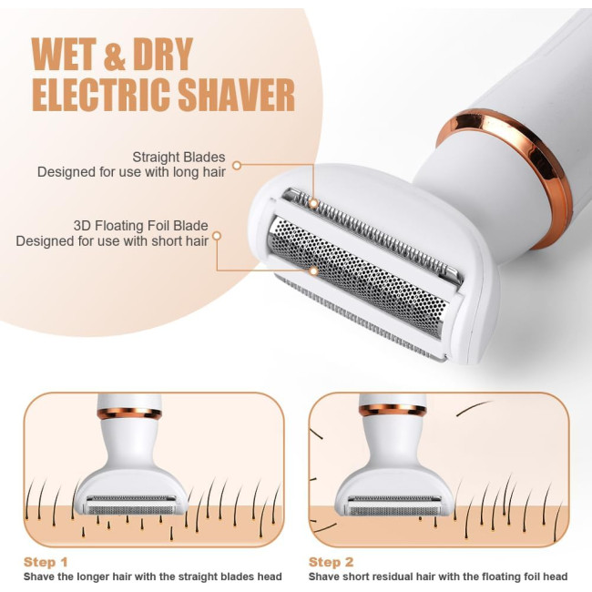 Электрическая женская бритва ACWOO 4в1 для женщин (2127)