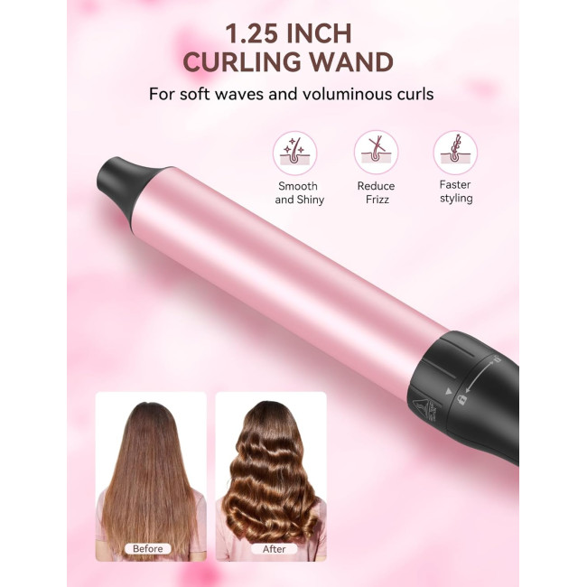 LANDOT Щипці для завивки волосся HC528-32, 32 мм, рожеве золото (5059)