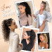 Нарощування волосся FESHFEN на заколках, м'яке синтетичне нарощування волосся для жінок, 18 дюймів, темно-коричневий (0111) № 5