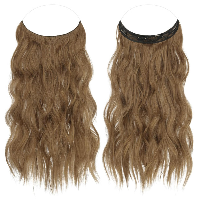 Нарощування волосся FESHFEN Secrets, Довге 50 см, синтетичне волосся, перуки для жінок, золотисто-коричневий (0105)