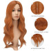 Помаранчеві перуки для жінок FESHFEN 22 дюйми, синтетична перука для щоденного косплею (0098) № 2