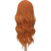 Помаранчеві перуки для жінок FESHFEN 22 дюйми, синтетична перука для щоденного косплею (0098) № 5