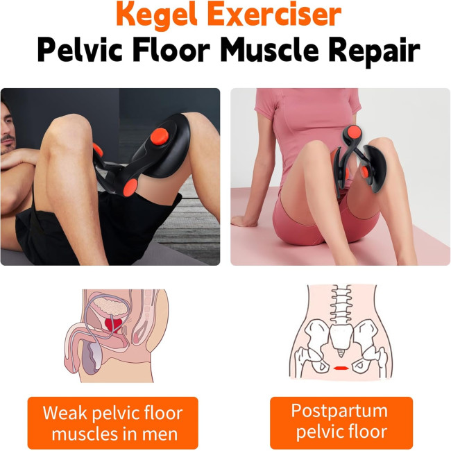 Тренажер для вправ м'язів стегон та тазового дна JICHFU T-001, чорний (4112)