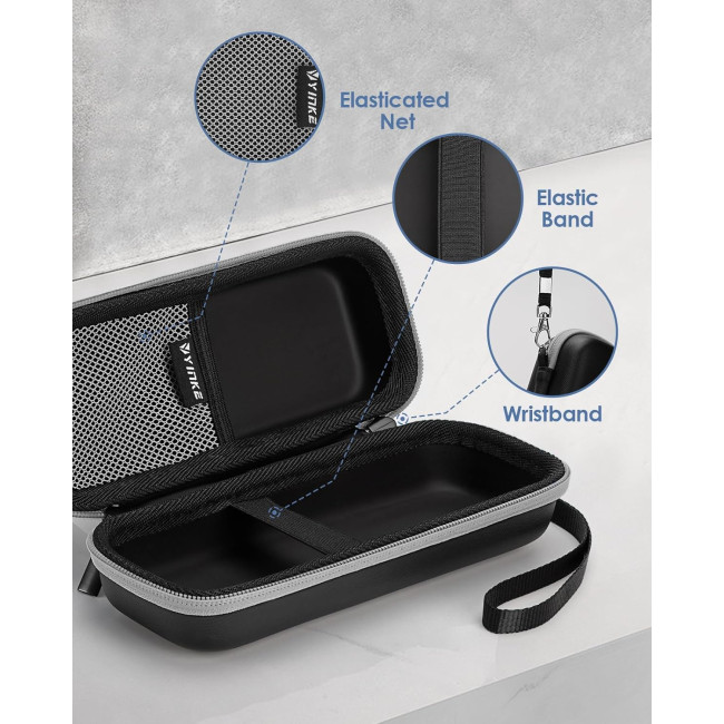 YINKECASE Жорсткий дорожній футляр ZS-030108GN-A для зберігання тримера, зелений (5075)