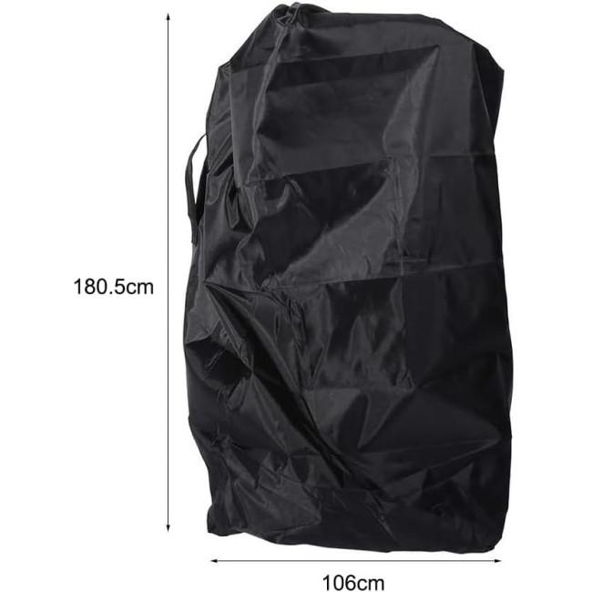 Doukesh Водонепроникна сумка для коляски sdfgh8 та сумка для перенесення колясок, чорний (5133)